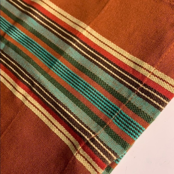 World Market Earth Tone Harvest Cloth Napkin set - Picture 8 of 10